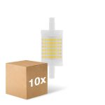 Multipack 10x Ledvance Performance LED R7s doble Ended 78mm Clara 12W 1521lm - 827 Luz muy Cálida | Regulable - Reemplazo 100W