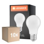 Multipack 10x Ledvance Classic LED E27 Pera Mate 4.9W 470lm - 827 Luz muy Cálida | Reemplazo 40W