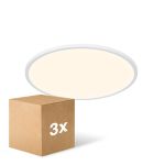 Multipack 3x Nordlux Ceiling Oja 42 19W 830 2100lm 120D Blanco | Regulable - Dim to Warm