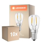 Multipack 10x Ledvance Especial LED E14 T26 Con Filamento Clara 1.3W 110lm - 827 Luz Muy Cálida | Reemplazo 12W