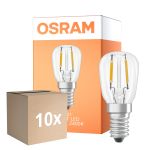 Multipack 10x Osram Especial T LED E14 Tubular Con Filamento Clara 1.6W 50lm - 824 Luz Muy Cálida | Reemplazo 5W