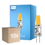 Multipack 10x Philips LED Capsule CorePro G4 Clara 1.7W 200lm - 827 Luz Muy Cálida | Reemplazo 20W