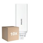 Multipack 10x Philips CorePro PL-T LED Bulbo HF 6.5W - 840 Blanco Frio | 4-Pines - Reemplazo 18W