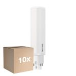Multipack 10x Philips CorePro PL-C LED 5.5W 660lm - 840 Blanco Frio | 4-Pines - Reemplazo 13W