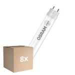 Multipack 8x Osram Tubo LED T8 (EM/Mains) Standard Output 5.4W 650lm - 840 Blanco Frio | 44cm - Reemplazo 15W