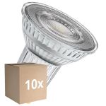 Multipack 10x Ledvance Foco LED GU10 PAR16 6.1W 575lm 60D - 930 Luz Cálida | Mejor Reproducción De Color - Regulable - Reemplazo 80W