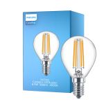 Philips Corepro LED Lustre E14 Esférica con Filamento Clara 6.5W 806lm - 840 Blanco Frio | Reemplazo 60W