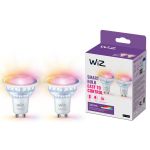 Paquete dúo 2x WiZ Smart Foco LED GU10 PAR16 5W 400lm 36D | Mejor Reproducción De Color - Regulable - Reemplazo 50W