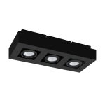 Eglo Techo Foco Mendoza Acero Negro 14.1W 1035lm - 830 Luz Cálida | Regulable - Apta para GU10