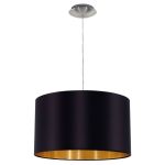 Eglo Colgante De Luz Maserlo Acero Níquel Satinado | Apta para E27