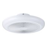 Eglo Ventilador De Techo Sayulita 1 ABS Blanco 25.3W 820lm - 827-865 Ajustable Blanco + RGB | Regulable