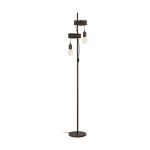 Eglo Lámpara de pie Townshend 4 Acero Marrón Negro | IP20 - Apta para 2x E27 