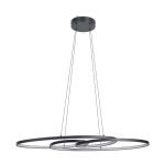 Eglo Colgante De Luz Gianella Acero Negro 38W 4400lm - 830 Luz Cálida | Regulable