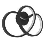 Eglo Luz De Pared Gianella Acero Negro 14.5W 1400lm - 830 Luz Cálida