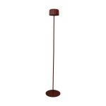 Eglo Lámpara de pie Roccanova-L Solar Acero Naranja 2W 270lm - 830 Luz Cálida | IP44 - Regulable al tacto - USB-C