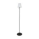 Eglo Lámpara de pie Scordiano-L Solar Acero Negro 2W 220lm - 830-840-865 CCT | IP44 - USB-C