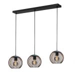 Eglo Colgante De Luz Almanzora Negro, Cobre | Apta para 3x E27