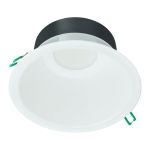 Philips Downlight LED Coreline DN142B Aluminium Blanco 11W 1200lm 60D - 830 Luz Cálida | Recorte 155mm - IP20 - Regulable - Blanco Reflector