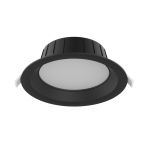 Noxion Downlight LED Hera Medio Empotrado Negro 15W 1500lm 80D - 827-830-840 CCT | 176mm - Recorte 150mm