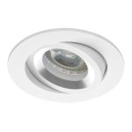 Noxion Empotrado Spot Drome MR16 Ajustable Blanco | Recorte 69mm - GU10 Casquillo