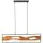 Brilliant Chaumont Colgante De Luz Aluminium Metal Madera Negro 18W 2300lm - 830 Luz Cálida