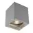 SLV Big Theo Techo Foco Aluminium Gris | Al Aire Libre - IP44 - Apta para 1x GU10 Max. 75W - Regulable