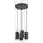 SLV Asto Aluminium Negro | Apta para 4x GU10