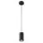 SLV Asto Aluminium Negro | Apta para 1x GU10