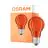 Osram LED Star Classic Decor E27 Pera Con Filamento Mate 2.5W 160lm - Naranja | Reemplazo 17W