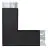 Ledvance Linear IndiviLED Esquina Conector Negro
