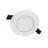 Ledvance Downlight Slim Alu Blanco 8W 800lm 90D - 830 Luz Cálida | Recorte 100mm - IP44 