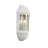 Ansell LED Luz de pared Latina Mitad Linterna Blanco - Apta para E27 hasta 42W | IP65