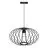 D'Lite Colgante De Luz Kemmel Metal Y Plástico Mate Negro | Apta Para 1x E27