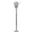Nordlux Blokhus Lámpara de pedestal Acero y Vidrio Gris | IP54 - Apta para E27