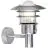 Nordlux Lønstrup 22 Luz De Pared Acero y Vidrio Gris | 220mm - IP44 - Apta para E27 - Sensor de Movimiento y Luz