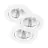 Multipack 3x Nordlux Foco Fremont Metal Blanco 4.5W 345lm 36D - 827 Luz Muy Cálida | 85mm - IP23- Regulable