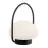 Nordlux Lámpara De Mesa Sponge Batería Negro 4.8W 300lm - 827 Luz Muy Cálida | 3 Pasos Regulable