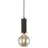 Nordlux Galloway Pendulum Metal Negro Latón | Apta para 1x E27
