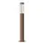 Nordlux Helix Lámpara de pedestal Acero Corten Marrón | 150mm - IP44 - Apta para GU10