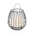 Nordlux Lámpara De Mesa Jim To-Go Portable Batería Metal Negro 3W 300lm - 827 Luz Muy Cálida | 3 Pasos Regulable 
