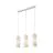 Nordlux Miella 3-Rail Colgante De Luz Vidrio Blanco | Apta para 3x E27