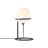 Nordlux Lámpara De Mesa Wilson Vidrio y Metal Negro | Apta para 1x G9