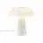 DFTP by Nordlux Lámpara De Mesa Glossy Mármol y Vidrio Blanco | 220mm - Apta para 1x  E14