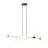 Emibig Colgante De Luz Gravity Acero Negro | Apta para 6x E14 - Max 10W
