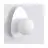 Emibig Luz De Pared Ovo Acero Blanco | Apta para 1x G9 - Max 8W