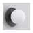 Emibig Luz De Pared Americana Acero Negro | Apta para 1x G9 - Max 8W
