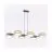 Emibig Colgante De Luz Drumz Acero Marrón | Apta para 6x E14 - Max 10W