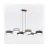 Emibig Colgante De Luz Drumz Acero Negro | Apta para 6x E14 - Max 10W