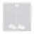 Emibig Colgante De Luz Boom Acero Blanco | Apta para 4x G9 - Max 8W