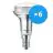 Multipack 6x Philips Corepro LED Foco E14 R50 2.8W 210lm 36D - 827 Luz muy Cálida | Reemplazo 40W
